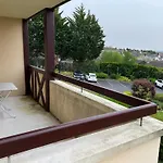 Appartamento Domaine Du Coteau, Limite Trouville, Beau 3 Pièces Avec Parking Et Balcon Vue