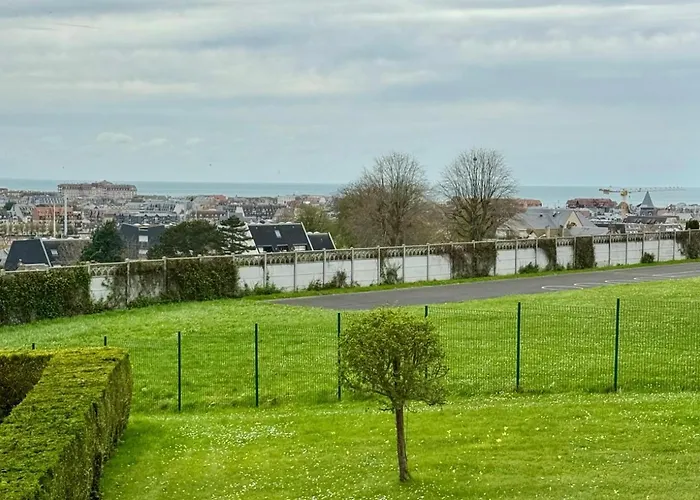 Domaine Du Coteau, Limite Trouville, Beau 3 Pieces Avec Parking Et Balcon Vue *