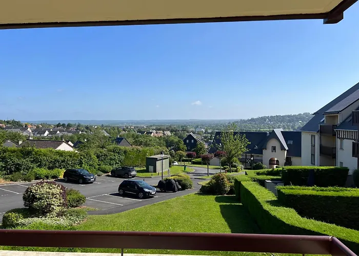 Domaine Du Coteau, Limite Trouville, Beau 3 Pieces Avec Parking Et Balcon Vue
