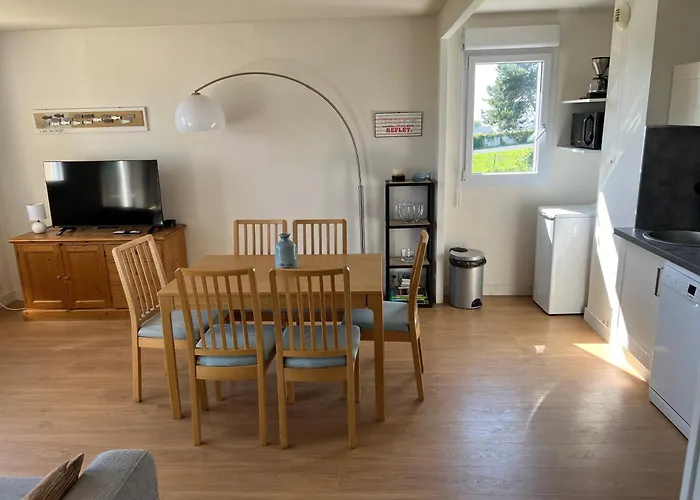 Daire Domaine Du Coteau, Limite Trouville, Beau 3 Pieces Avec Parking Et Balcon Vue Touques