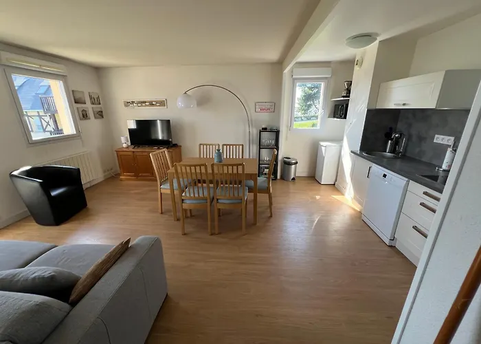 Domaine Du Coteau, Limite Trouville, Beau 3 Pieces Avec Parking Et Balcon Vue Daire Touques